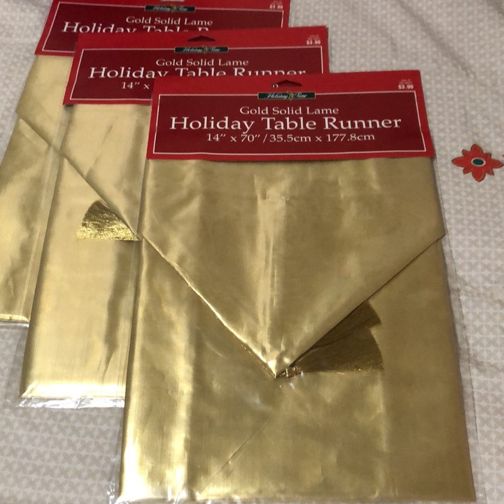 Gold table decorations - Picture 5 of 6